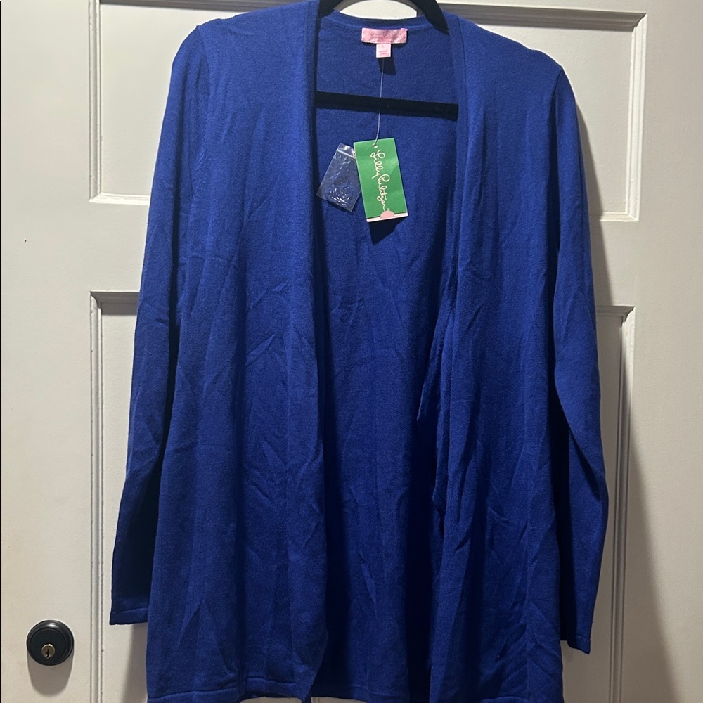 Lilly Pulitzer Royal Purple Dustin Layering Cardigan